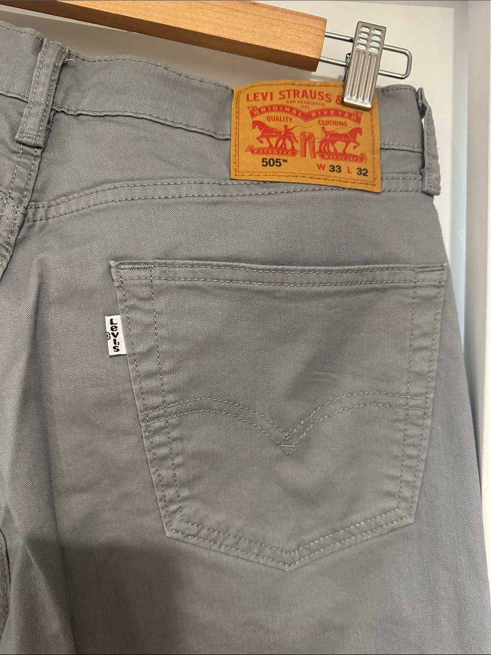 Levi's Men's Straight Jeans in Gray